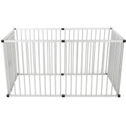 Hvalpeløbegård af aluminium