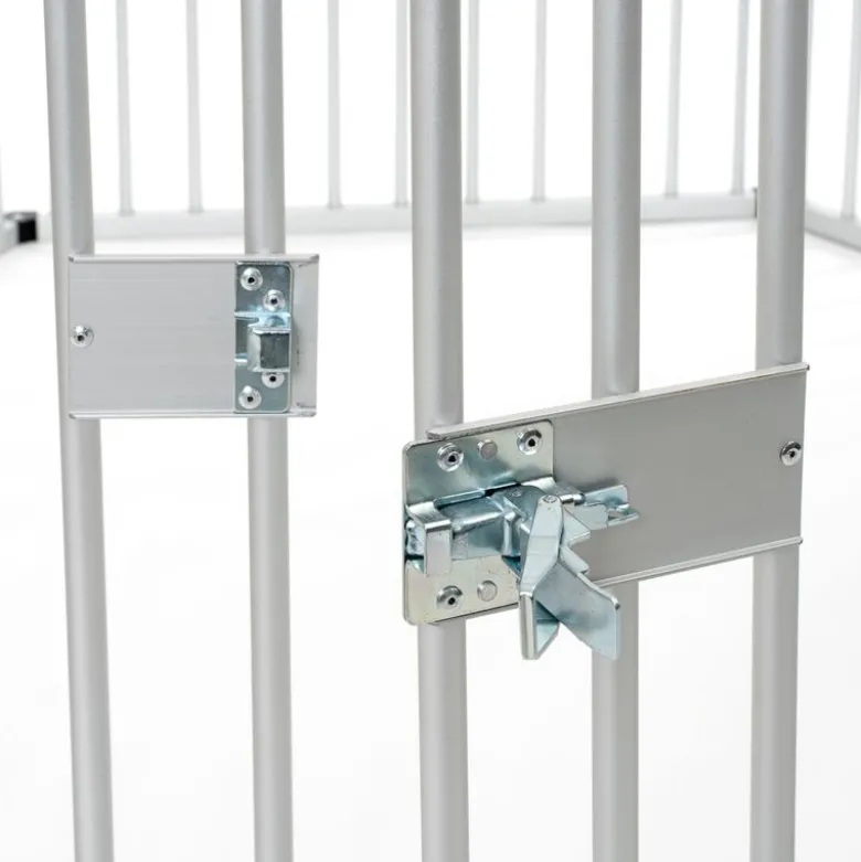 Hvalpeløbegård af aluminium