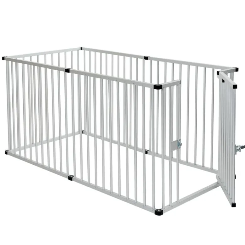 Hvalpeløbegård af aluminium