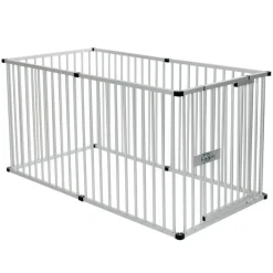 Hvalpeløbegård af aluminium