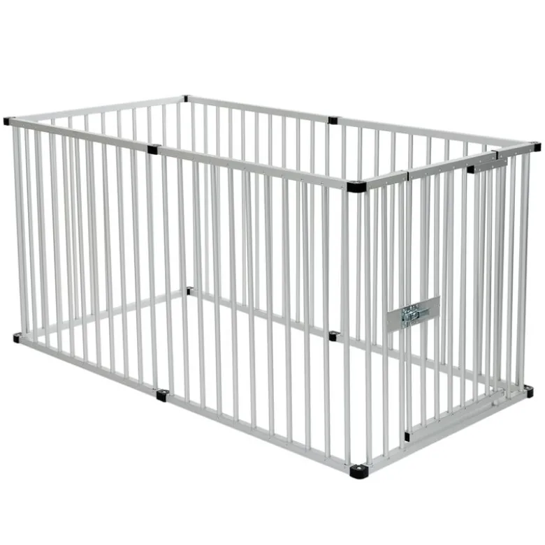 Hvalpeløbegård af aluminium