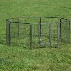 Hvalpeløbegård af metal