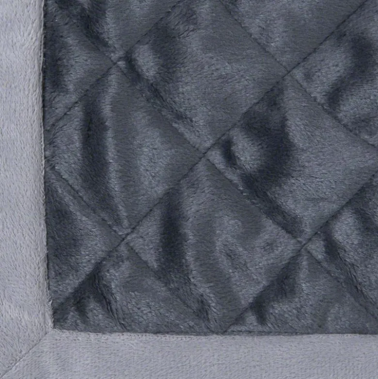 Hyggetæppe Velvet granit