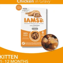 IAMS Advanced Nutrition Kitten kylling i sauce