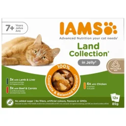 IAMS Advanced Nutrition Senior 7+ Land Collection i gelé