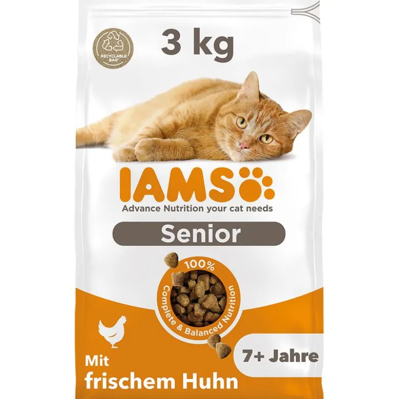IAMS Advanced Nutrition Senior Cat med Kylling
