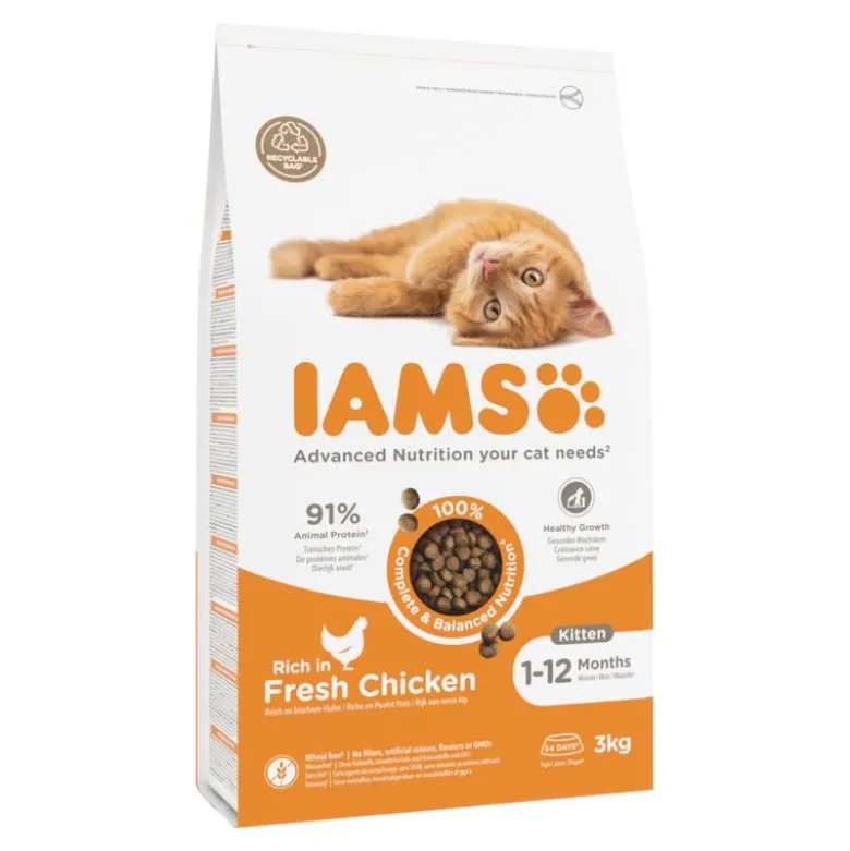 IAMS for Vitality Kitten med Kylling