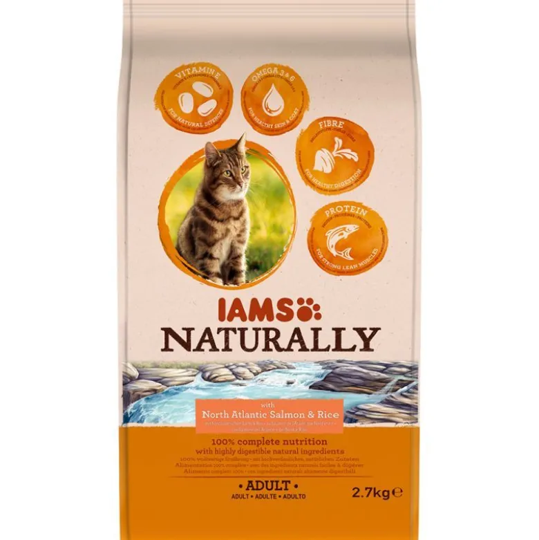 IAMS Naturally Cat Adult Laks