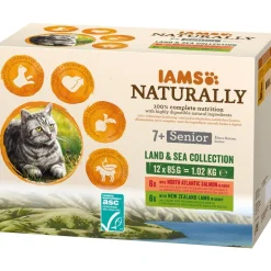 IAMS Naturally Senior Land & Sea Collection i Sauce