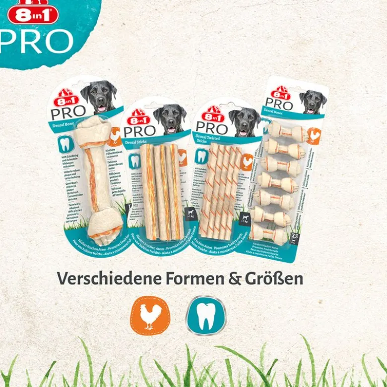 8in1 Pro Dental Kylling tyggepinde