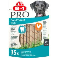 8in1 Pro Dental Twisted Kylling tyggepinde