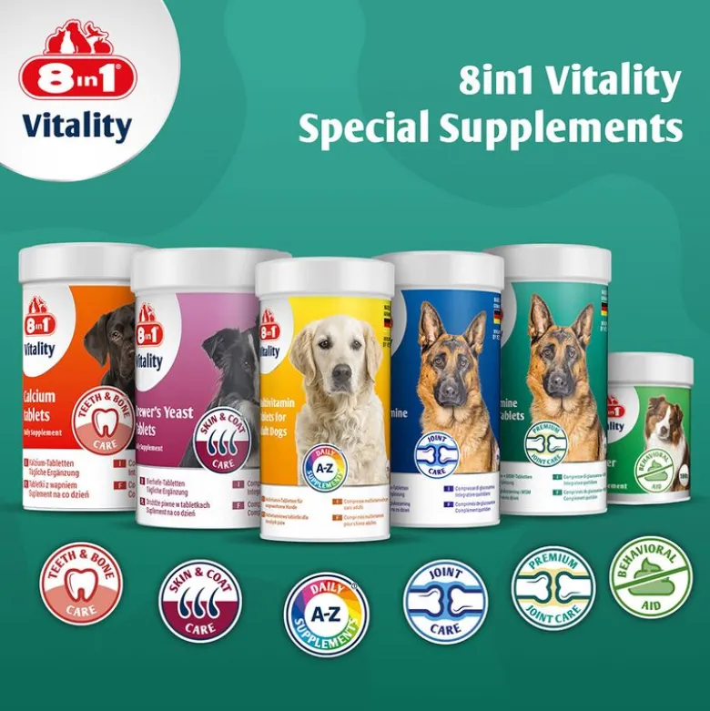 8in1 Vitality Glucosamin + MSM tabletter