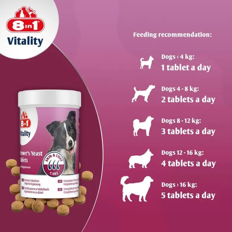 8in1 Vitality ølgærtabletter