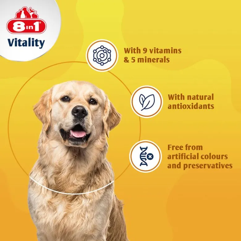 8in1 Vitality Multivitamintabletter Adult