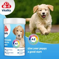 8in1 Vitality Multivitamin Tabletter Hvalp