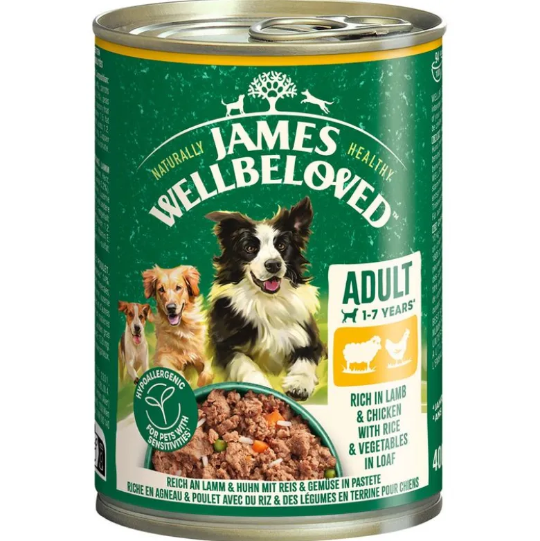 James Wellbeloved Adult Dog Hypoallergenic lam & kylling i paté