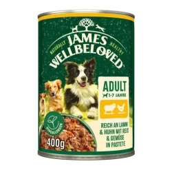 James Wellbeloved Adult Dog Hypoallergenic lam & kylling i paté
