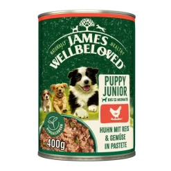 James Wellbeloved Junior Dog Hypoallergenic kylling i paté