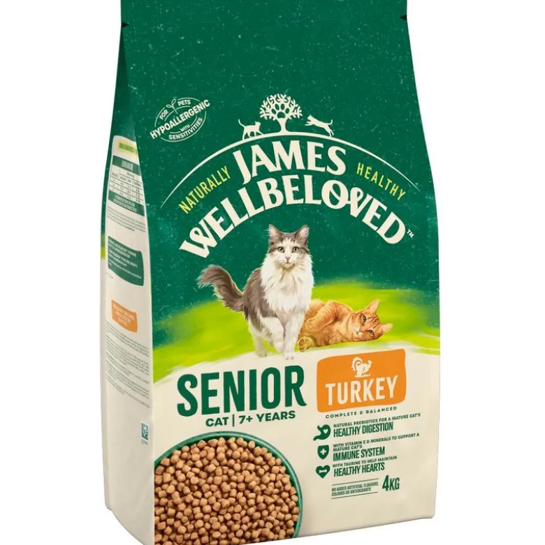 James Wellbeloved Senior Cat Hypoallergenic Kalkun & Ris