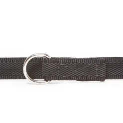 JULIUS-K9® gummieret dobbeltsnor - sort