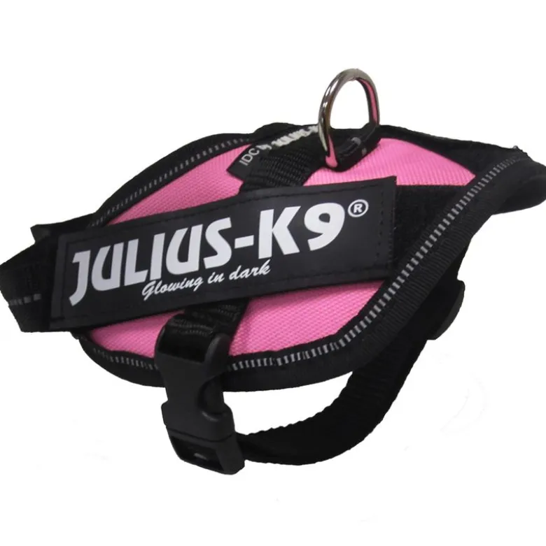 Julius-K9 IDC hundesele, mørk pink