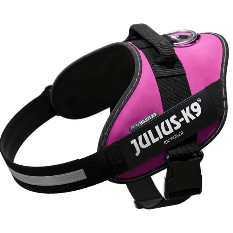 Julius-K9 IDC hundesele, mørk pink