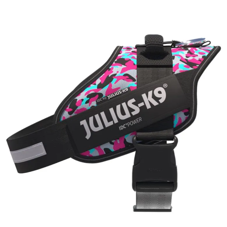 JULIUS-K9 IDC® powersele, lyserød & grå