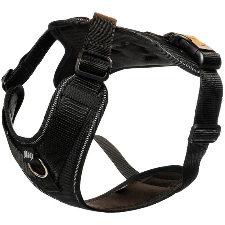 Julius-K9 Longwalk Light hundesele med trackerlomme - sort