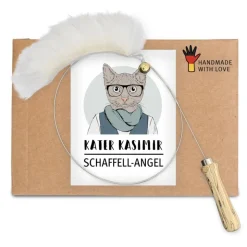 Kater Kasimir Drillepind med fårepels