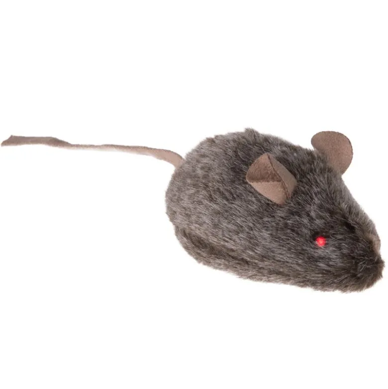 Kattelegetøj Wild Mouse med lyd og LED-lys