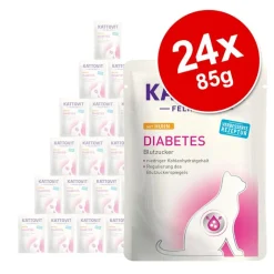 Kattovit Diabetes/Vægt portionsposer 24 x 85 g