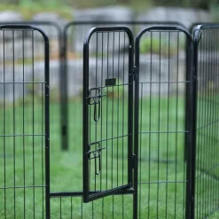 Kerbl Indhegning med dør til hunde og hvalpe