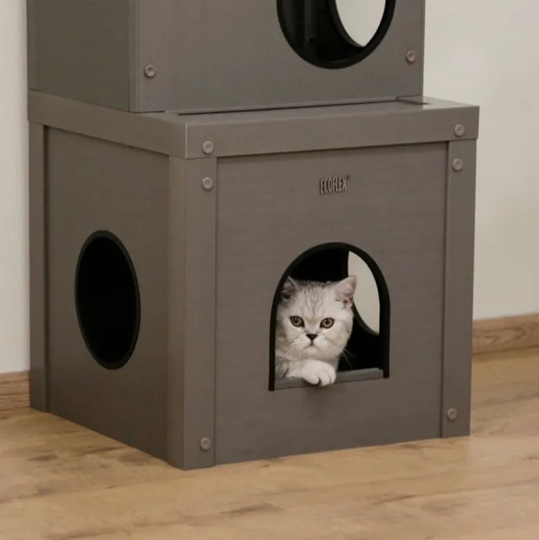 Kerbl Pet ECO legehus til katte Alex