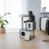 Kerbl Pet Flair kradsetræ, hvid/grå