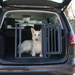 Kerbl Pet transportkasse Vacation lavet af aluminium, grafit