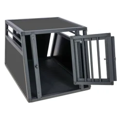 Kerbl Pet transportkasse Vacation lavet af aluminium, grafit