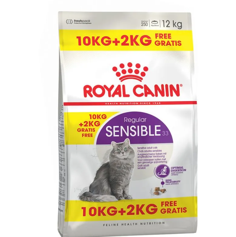 10 + 2 kg gratis! 12 kg Royal Canin kattefoder