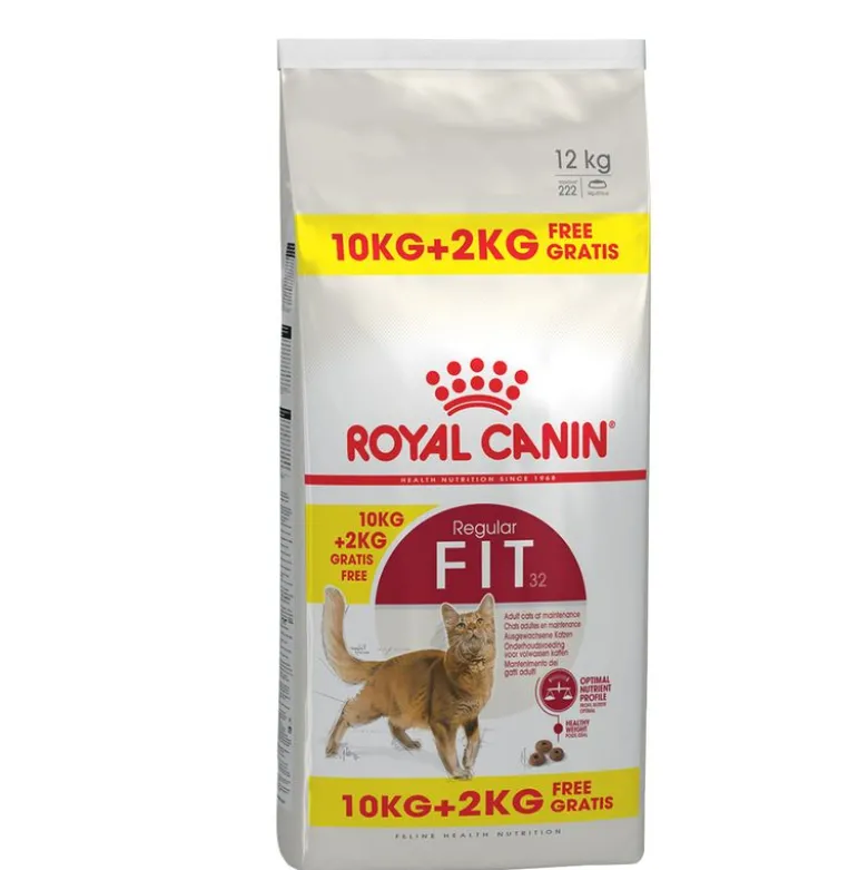 10 + 2 kg gratis! 12 kg Royal Canin kattefoder