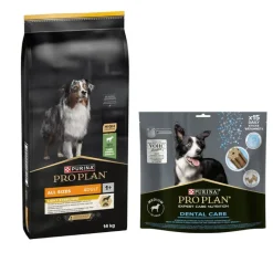 12 kg / 14 kg PURINA PRO PLAN + 345 g Dental Care Medium Dog gratis!