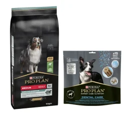 12 kg / 14 kg PURINA PRO PLAN + 345 g Dental Care Medium Dog gratis!