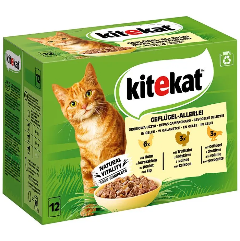 Kitekat portionsposer 48 x 85 g