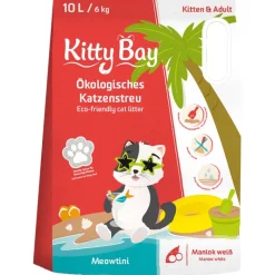 KittyBay økologisk kattegrus Meowtini White Cassava