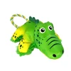 KONG Cozie Tuggz hundelegetøj Alligator