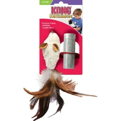 KONG Feather Mouse med catnip