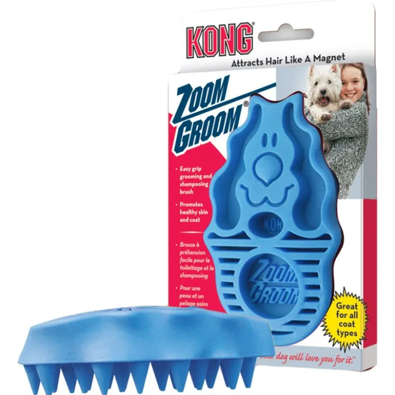 KONG Hundemassagebørste Zoom Groom