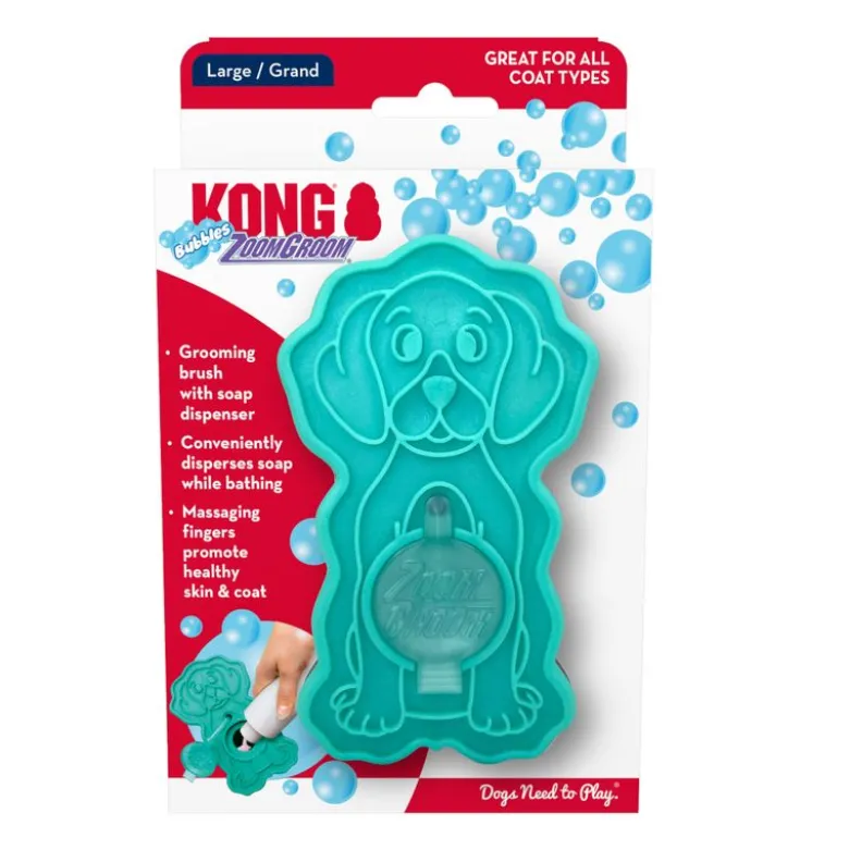 KONG Hundemassagebørste Zoom Groom