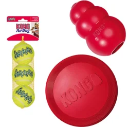 KONG økonomisæt: Frisbee, KONG Classic, tennisbolde