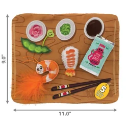 KONG Pull-A-Partz kattelegetøj Sushi
