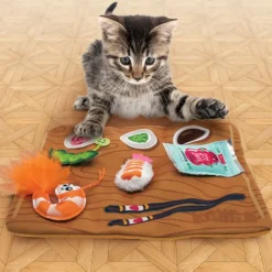 KONG Pull-A-Partz kattelegetøj Sushi