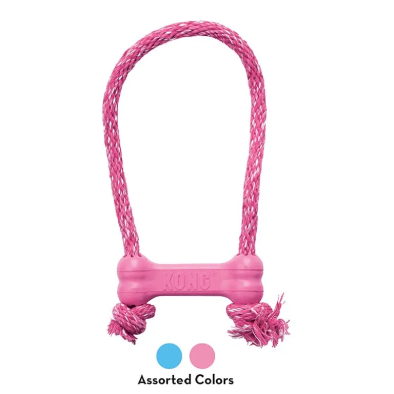 KONG Puppy Goodie Bone med reb